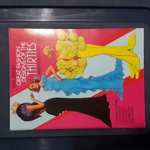 Great Fashion Design of The THIRTIES, Paper Dolls Book, Tom Tierney